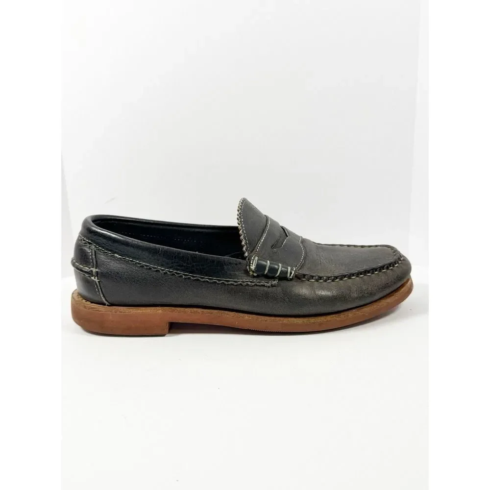 Allen Edmonds Sedona Slip On Penny Loafer Leather Gray Vibram Gumlite Sole 8.5 D